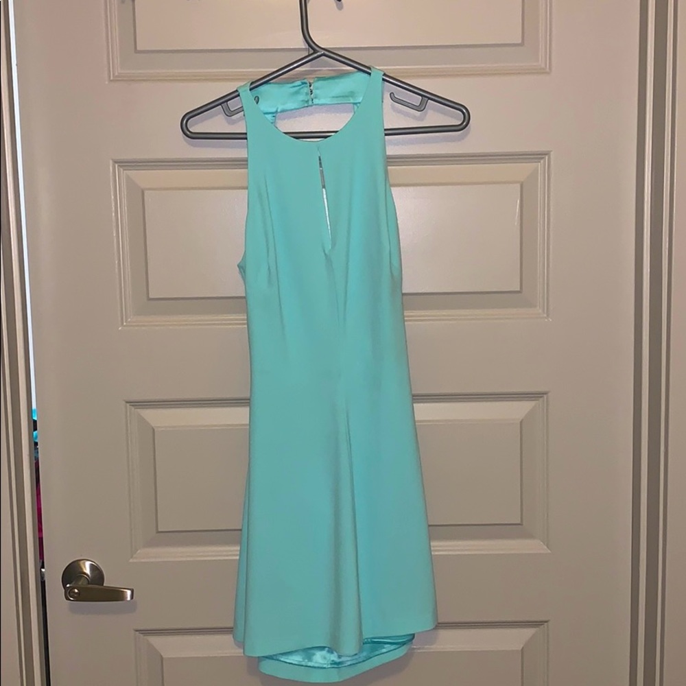 Mini blue dress
